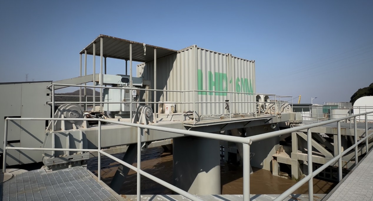 LHD潮流能發(fā)電站。人民網(wǎng)記者 王紹紹攝