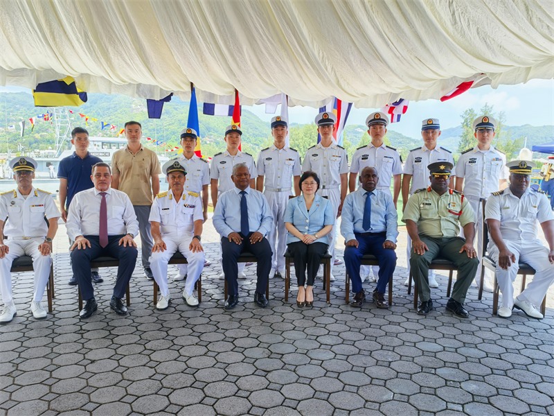 儀式現(xiàn)場(chǎng)。中國(guó)駐塞舌爾大使館供圖