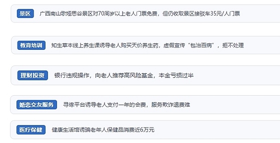 網(wǎng)友在“人民投訴”平臺反映涉銀發(fā)消費(fèi)相關(guān)糾紛。（“人民投訴”用戶投訴截圖）