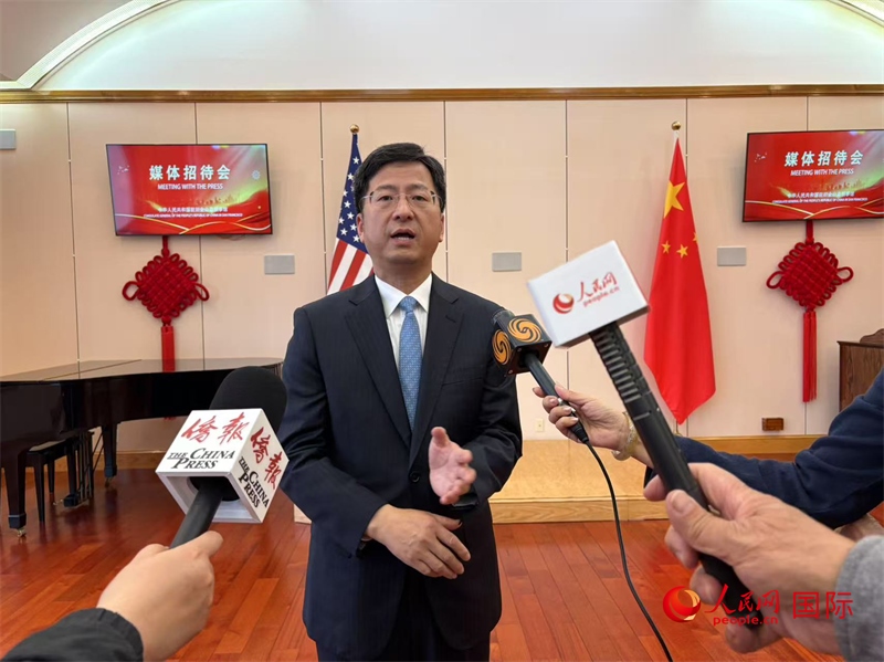 張建敏接受人民網(wǎng)等媒體記者采訪。人民網(wǎng) 鄧圩攝