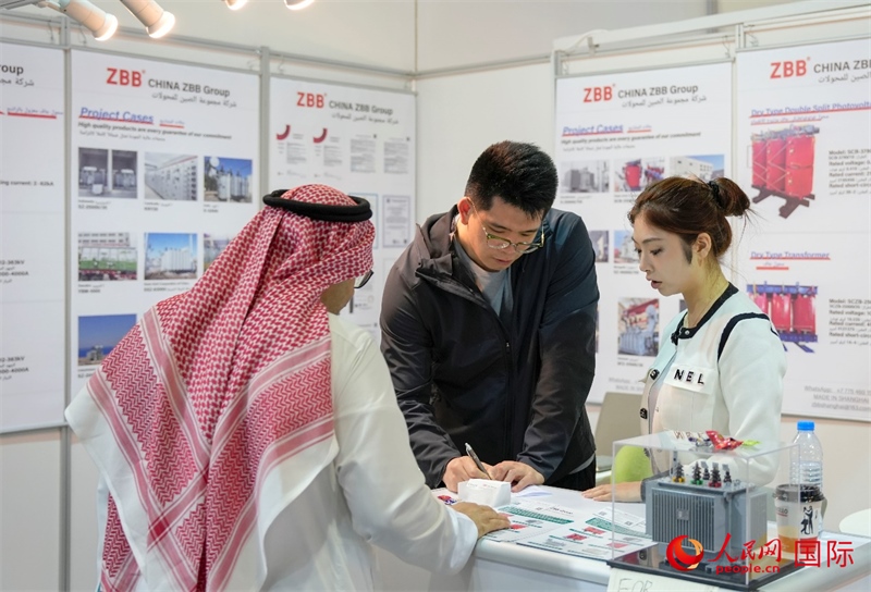 展會現(xiàn)場。人民網(wǎng) 塔里克·易卜拉欣攝