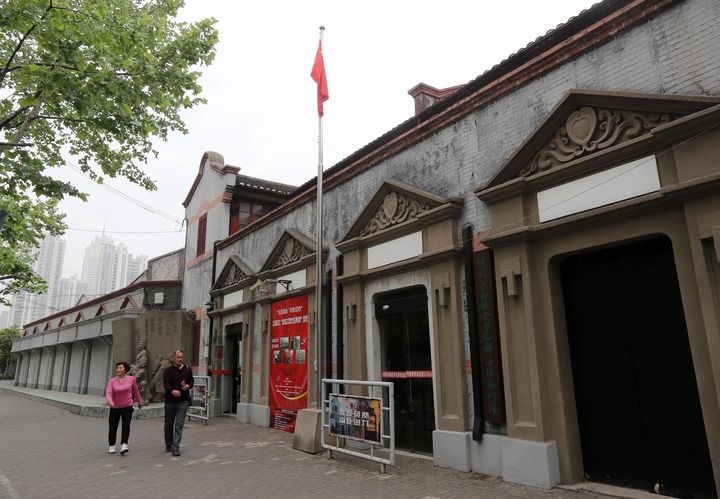 這是2018年5月1日拍攝的中國勞動(dòng)組合書記部舊址陳列館外景。新華社記者 劉穎 攝