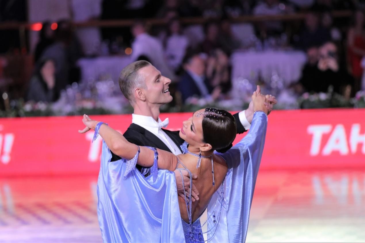 第七屆“克里姆林宮杯”國(guó)標(biāo)舞錦標(biāo)賽現(xiàn)場(chǎng)。于子恒攝