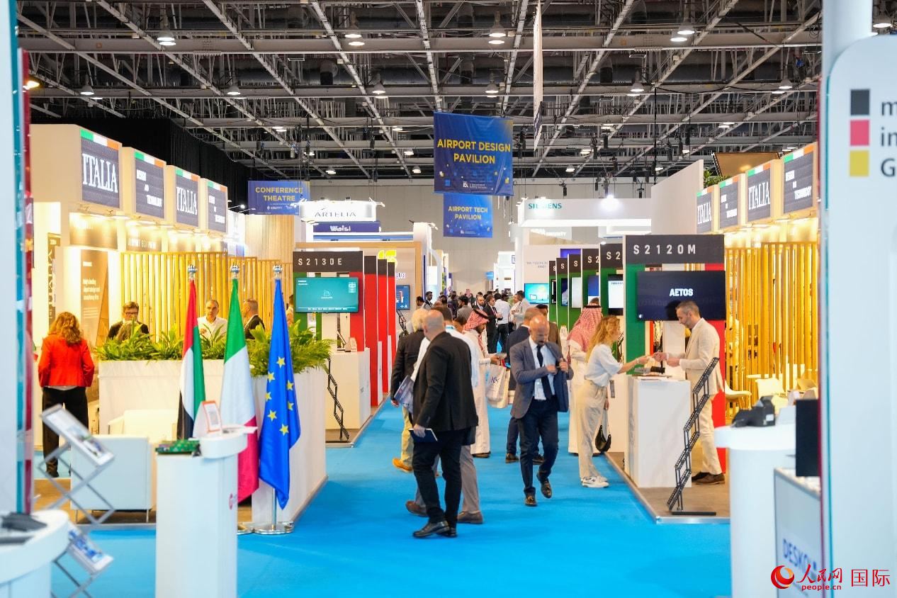 展會(huì)一景。人民網(wǎng)塔里克·易卜拉欣攝