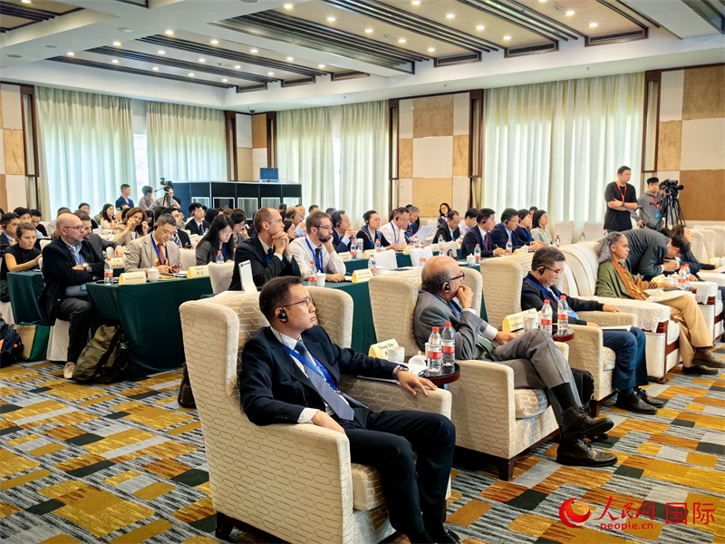 “通往COP30之路：中巴植樹造林和碳匯合作研討活動”現(xiàn)場。人民網(wǎng)記者 符園園攝