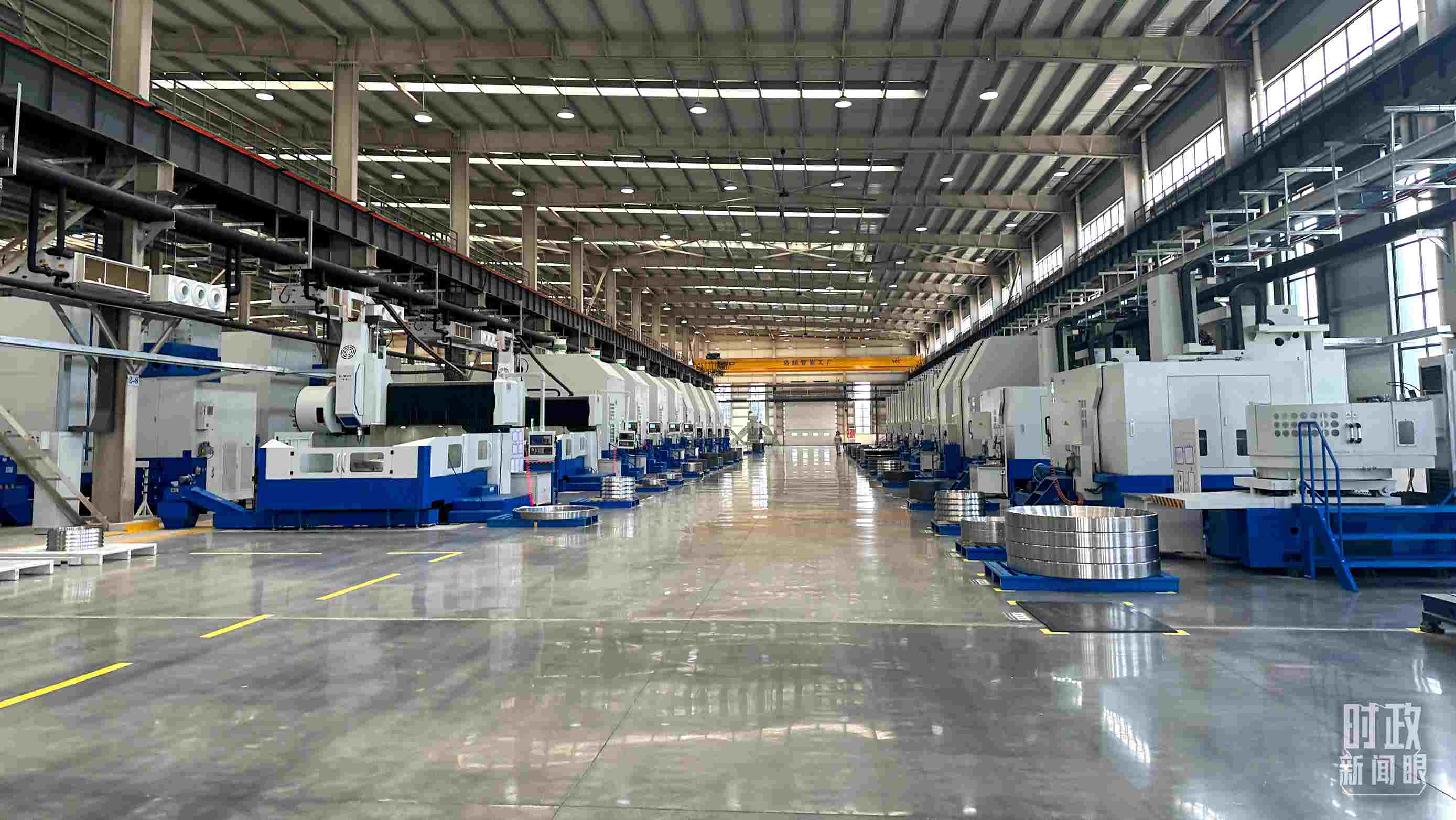 △洛軸智能工廠。（總臺央視記者趙化拍攝）