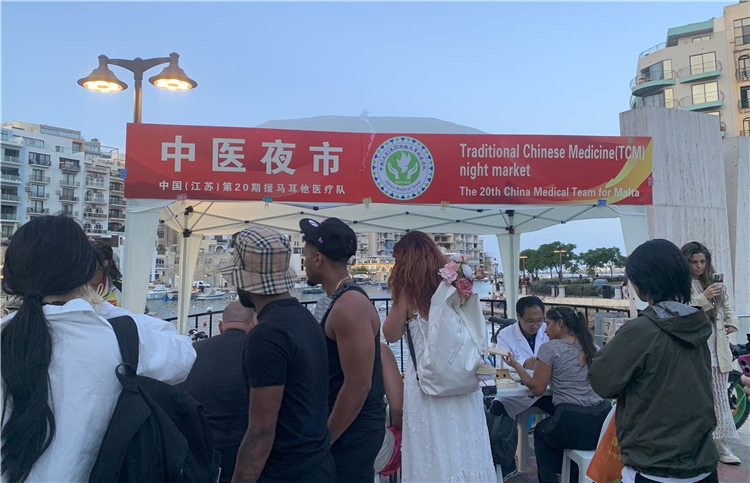 活動(dòng)現(xiàn)場(chǎng)。 中國(guó)援馬耳他醫(yī)療隊(duì)供圖