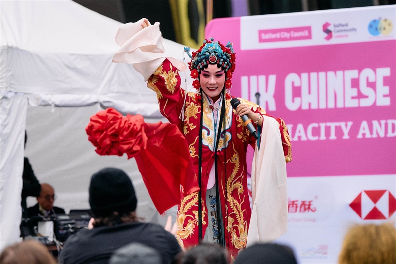 演員蔡衛(wèi)莉的秦腔表演贏得陣陣好評。 楊浩鵬攝