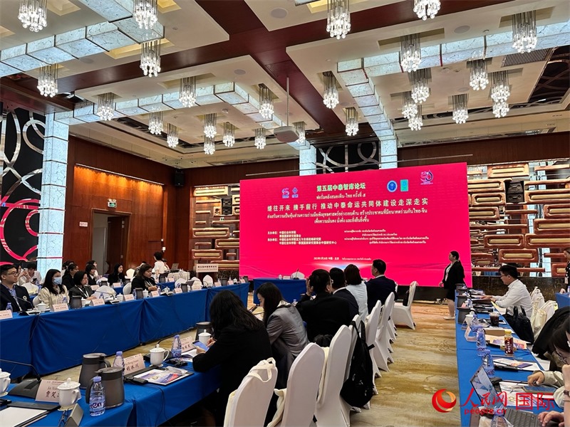 第五屆中泰智庫論壇現(xiàn)場。人民網(wǎng) 孫書宇攝