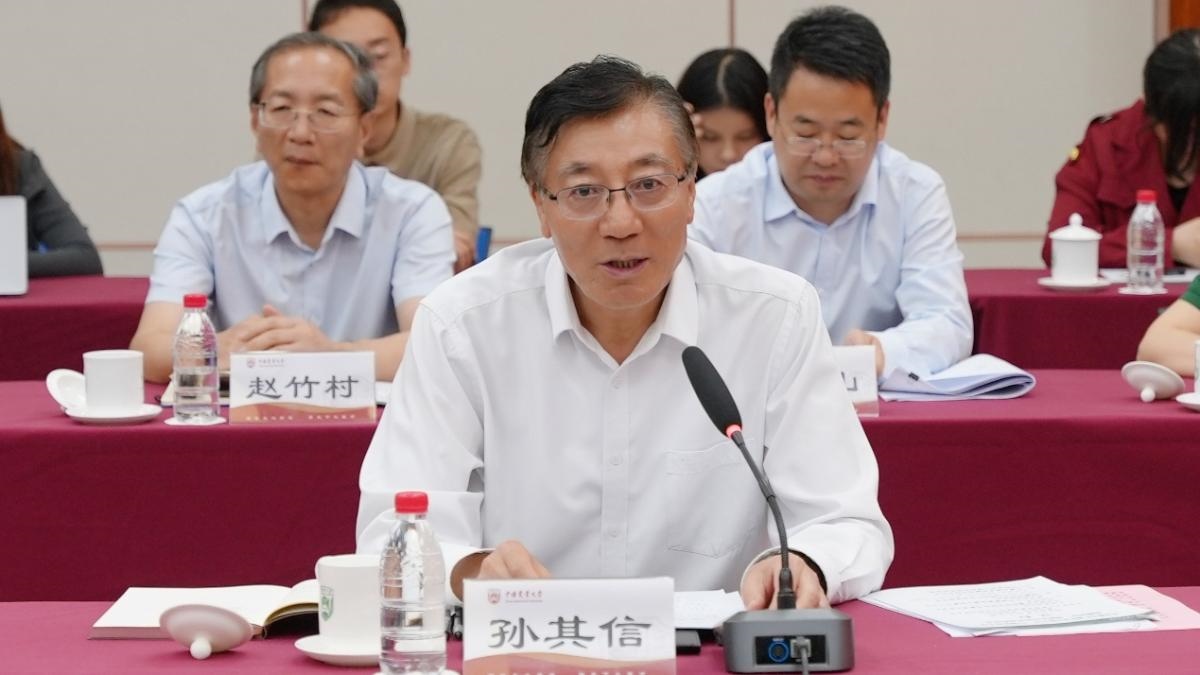 中國工程院院士、中國農(nóng)業(yè)大學(xué)校長孫其信。校方供圖